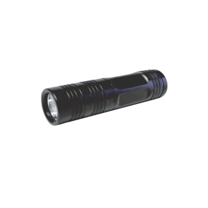 Powerful white LED flashlight. Perfect to be used with spectroscopes or for jade observation. Rechargeable.