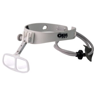 Eracle optical headband system with interchangeable lenses. Eracle headband is perfect for workshop, quality control, manufacturing, and as visual aid.