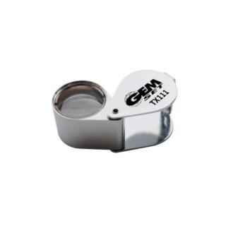 Classic drop shaped jewelers loupe fully corrected aplanatic and achromatic.